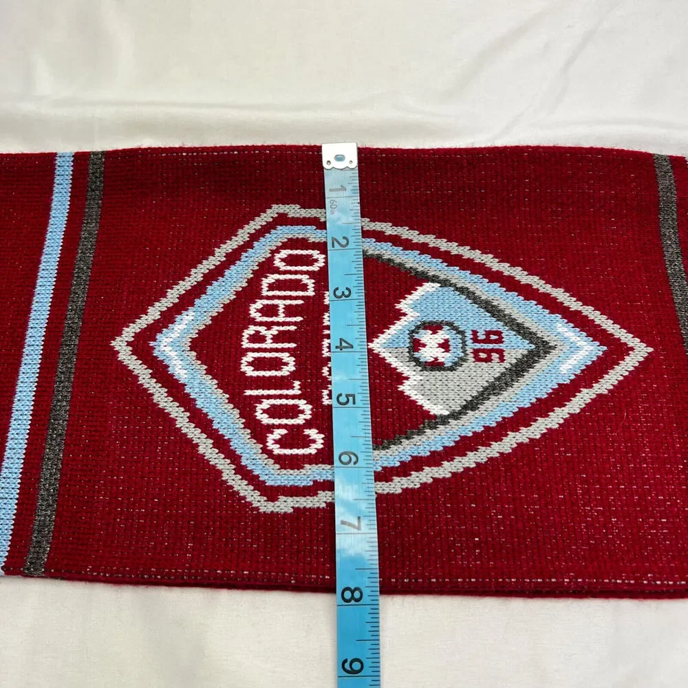 Ruffneck Colorado Rapids Pablo Mastroeni Red Scarf With Fringe MLS Soccer #25